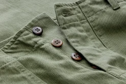 Hosen * Pike Brothers Herren-Baumwollhose 1962 Oliv