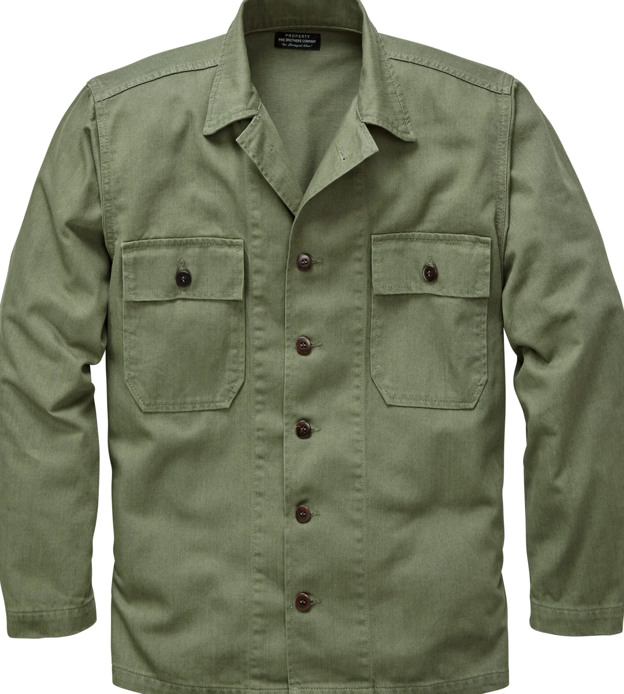 Jacken * Pike Brothers Herren-Bauwojacke 1962 Oliv