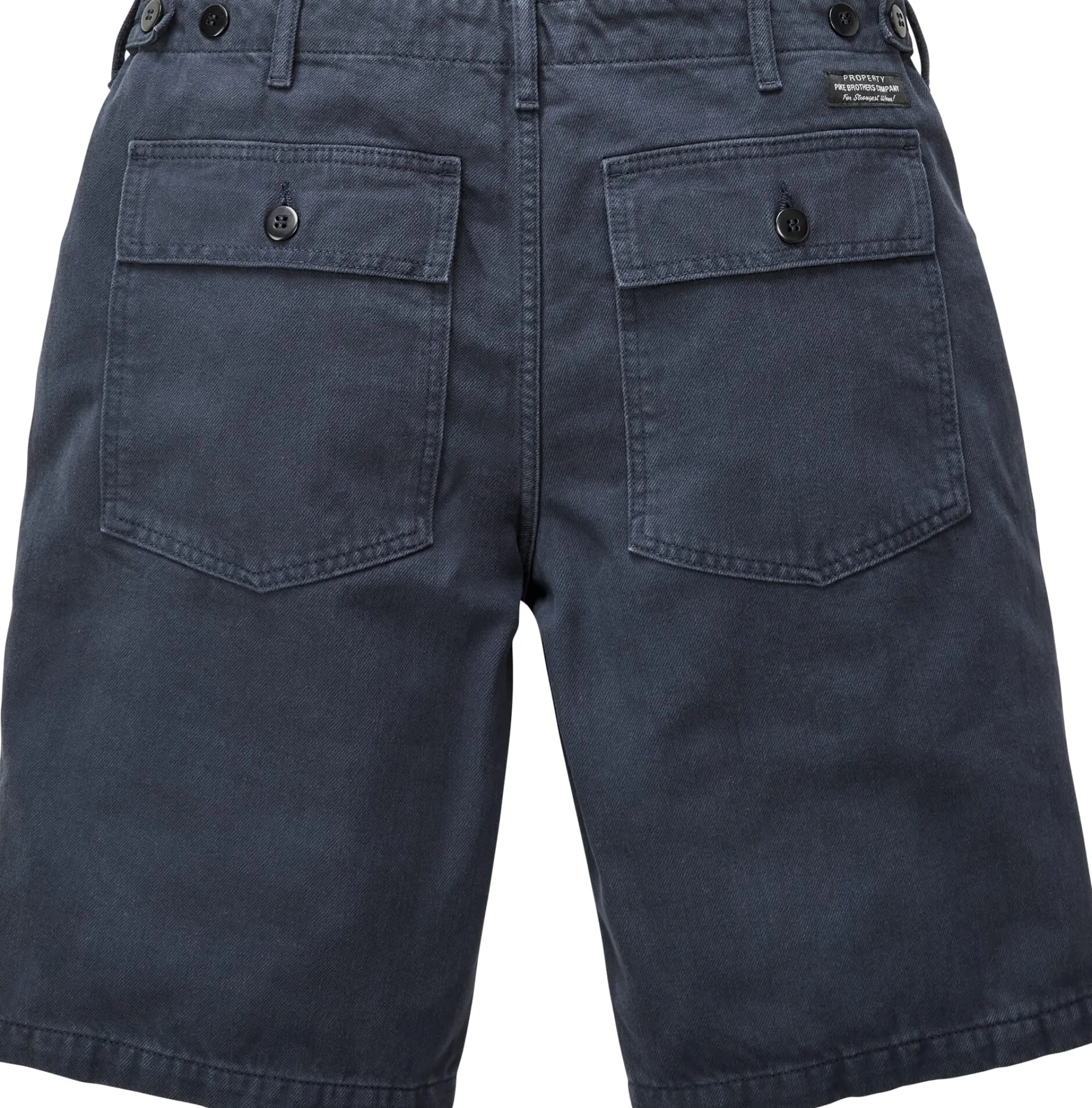 Hosen * Pike Brothers Herren-Baumwollshorts 1962 Navy