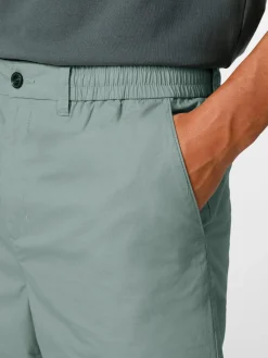 Hosen * Knowledge Cotton Apparel Herren-Baumwollshorts Hellgrün