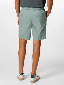Hosen * Knowledge Cotton Apparel Herren-Baumwollshorts Hellgrün
