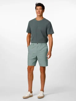 Hosen * Knowledge Cotton Apparel Herren-Baumwollshorts Hellgrün