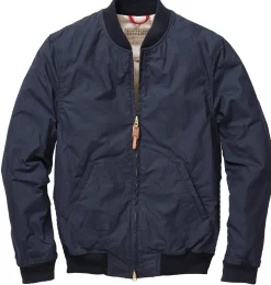 Jacken * Manifattura Ceccarelli Herrenblouson Baumwolle Navy