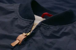 Jacken * Manifattura Ceccarelli Herrenblouson Baumwolle Navy