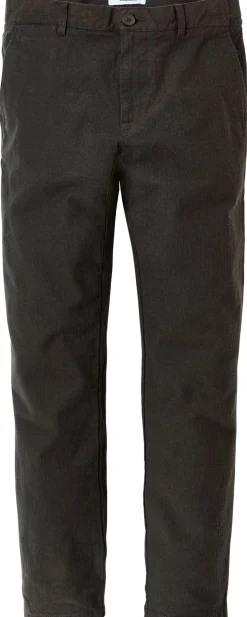 Hosen * Knowledge Cotton Apparel Herrenchino Fischgrat Braun