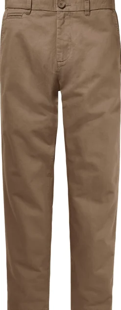 Hosen * Knowledge Cotton Apparel Herren-Chinohose Twill Camel