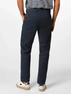Hosen * Knowledge Cotton Apparel Herren-Chinohose Twill Dunkelblau