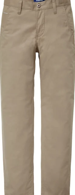 Hosen * Blaumann Herrenchino Knopfleiste Beige