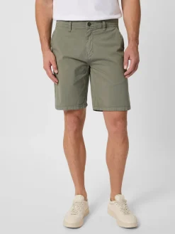 Hosen * Blue de Gênes Herren-Chinoshorts Hellgrün