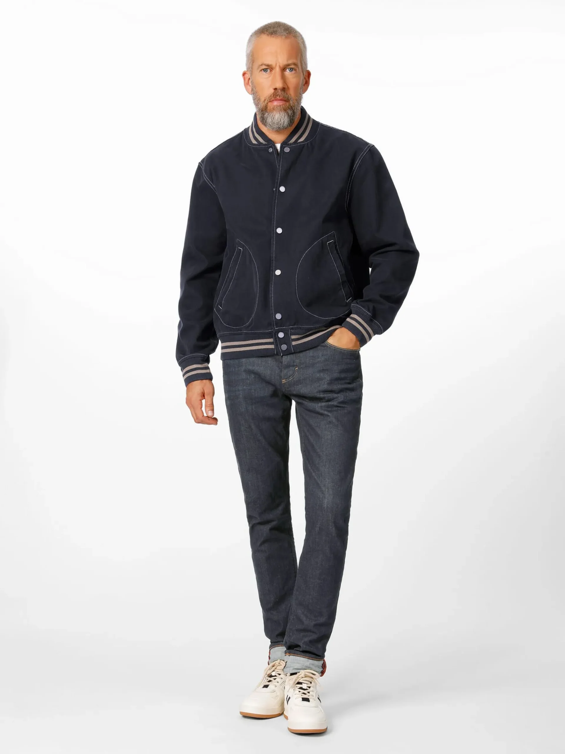 Jacken * Tellason Herren-Coegejacke Dunkelblau