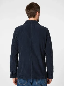 Sakkos * Blue de Gênes Herren-Cordblazer Blau