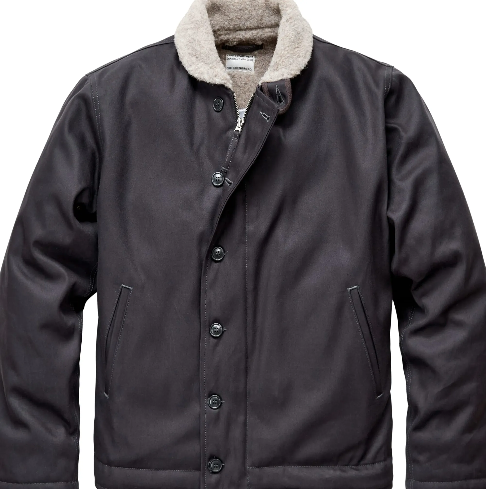 Jacken * Pike Brothers Herren-Deckjacket 1944 Anthrazit