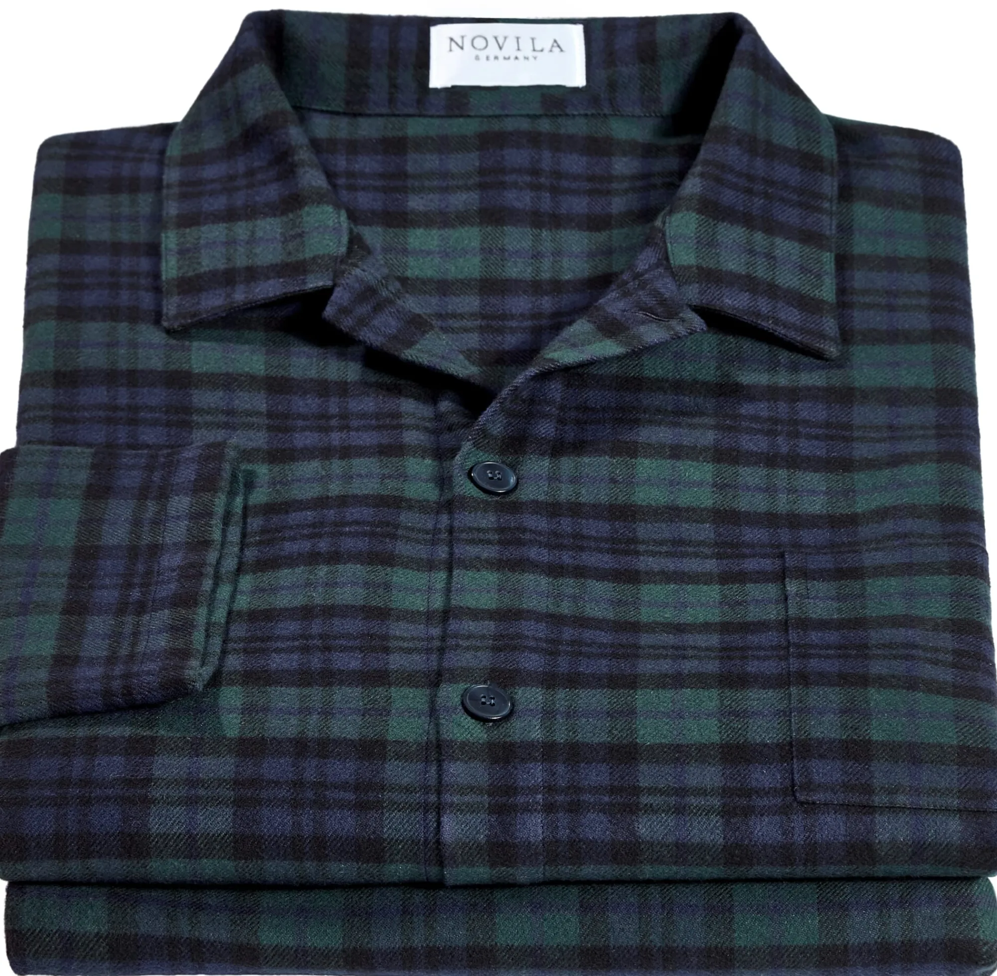 Wäsche * Novila Herren-Flanellpyjama