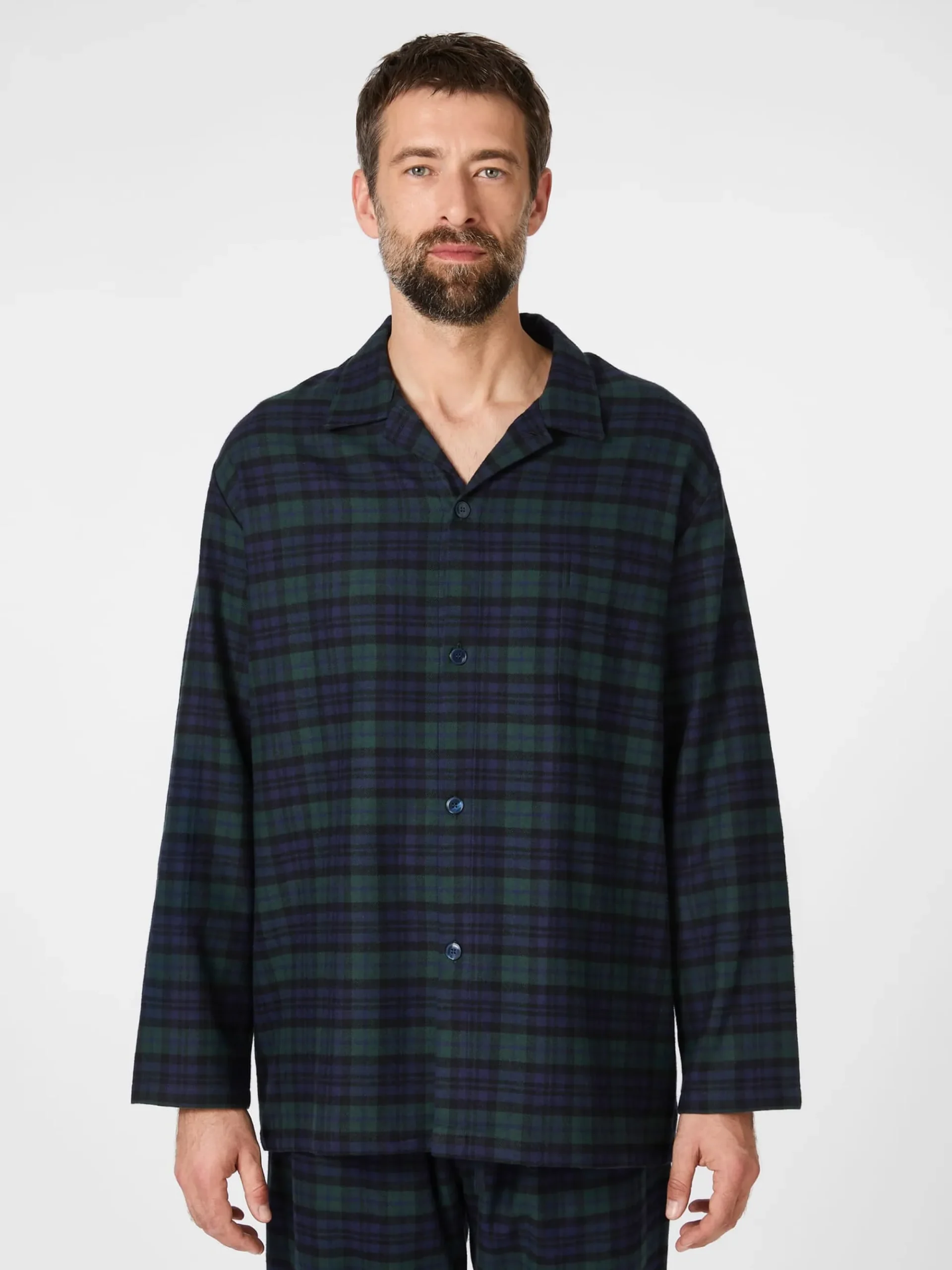 Wäsche * Novila Herren-Flanellpyjama