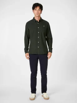 Hemden * Knowledge Cotton Apparel Herrenhed Bauwocord Dunkelgrün