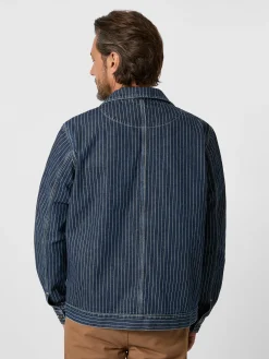 Hemden * Tellason Herren-Hedjacke getreift Denim
