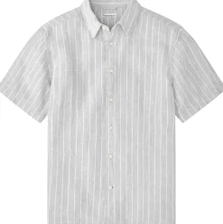 Hemden * Knowledge Cotton Apparel Herrenhed einen getreift Grau