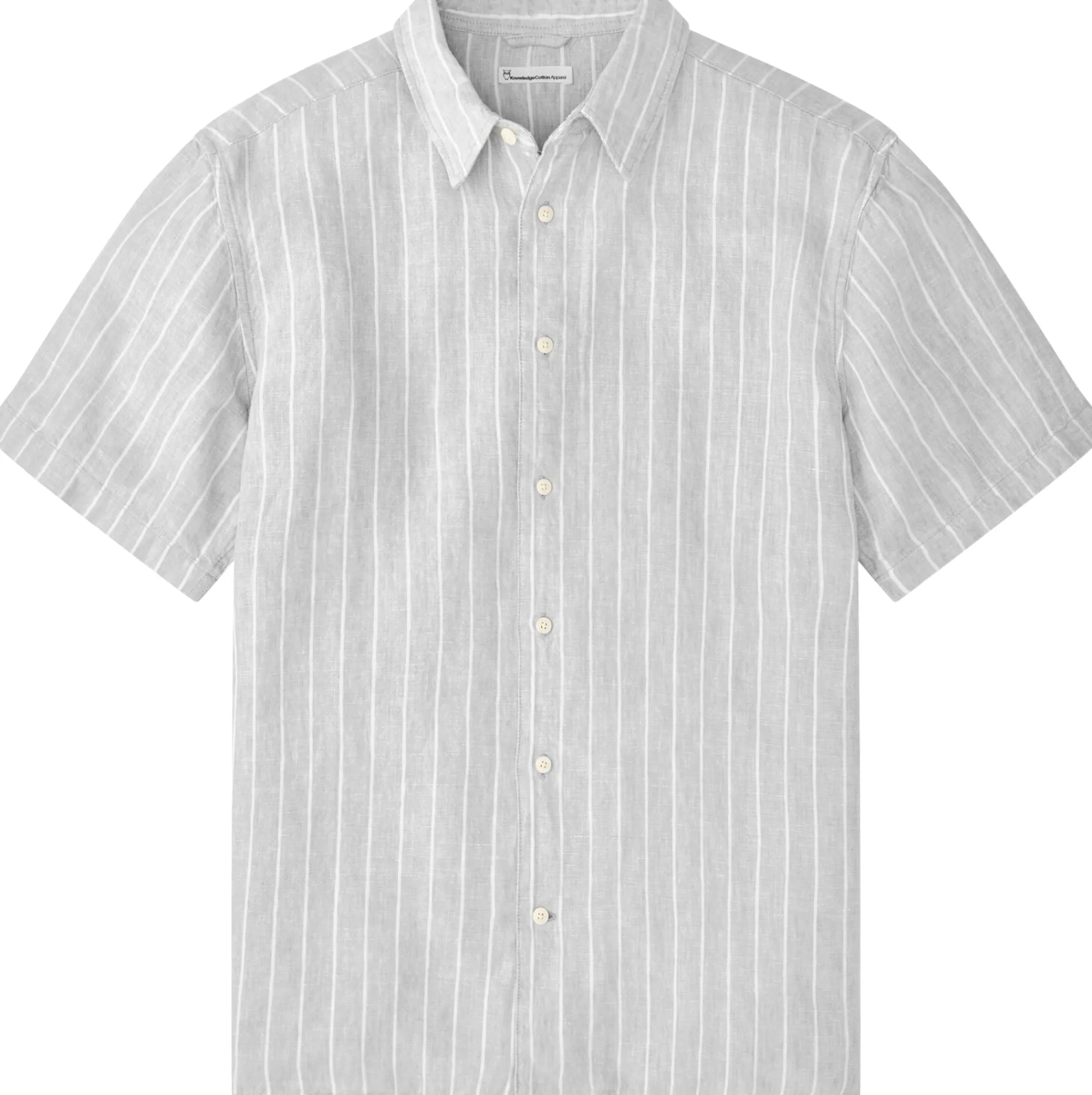 Hemden * Knowledge Cotton Apparel Herrenhed einen getreift Grau