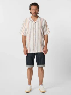Hemden * Knowledge Cotton Apparel Herrenhed trukturtreifen Multicolor