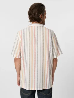 Hemden * Knowledge Cotton Apparel Herrenhed trukturtreifen Multicolor