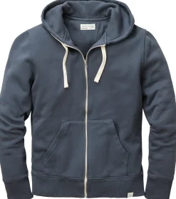 Strickjacken * Merz b. Schwanen Herren-Hoodiejacke Denim