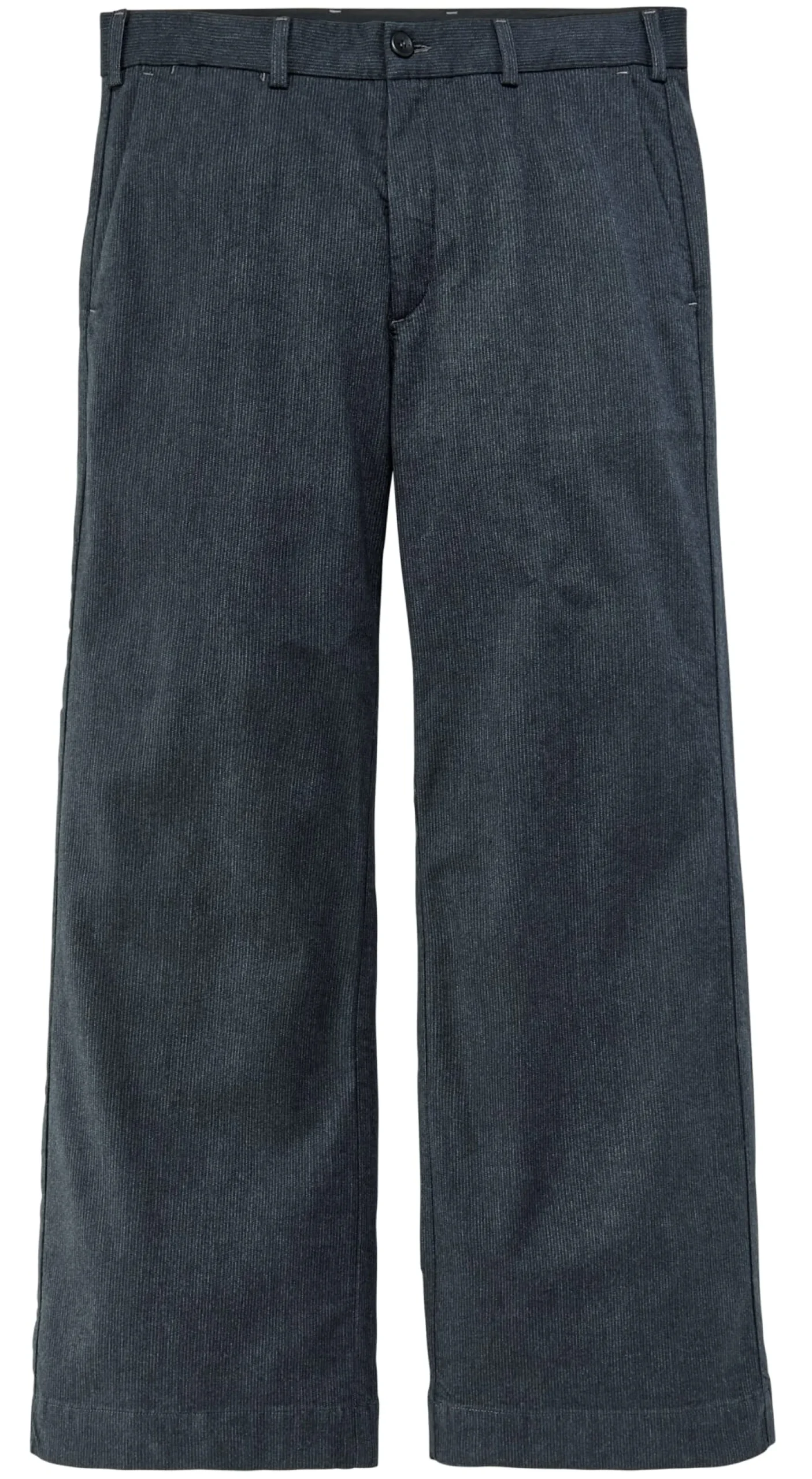 Hosen * Hannes Roether Herrenhose Strukturstreifen Anthrazit