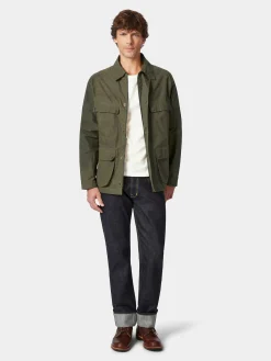 Jacken * L’impermeabile Herrenjacke gewachst Oliv
