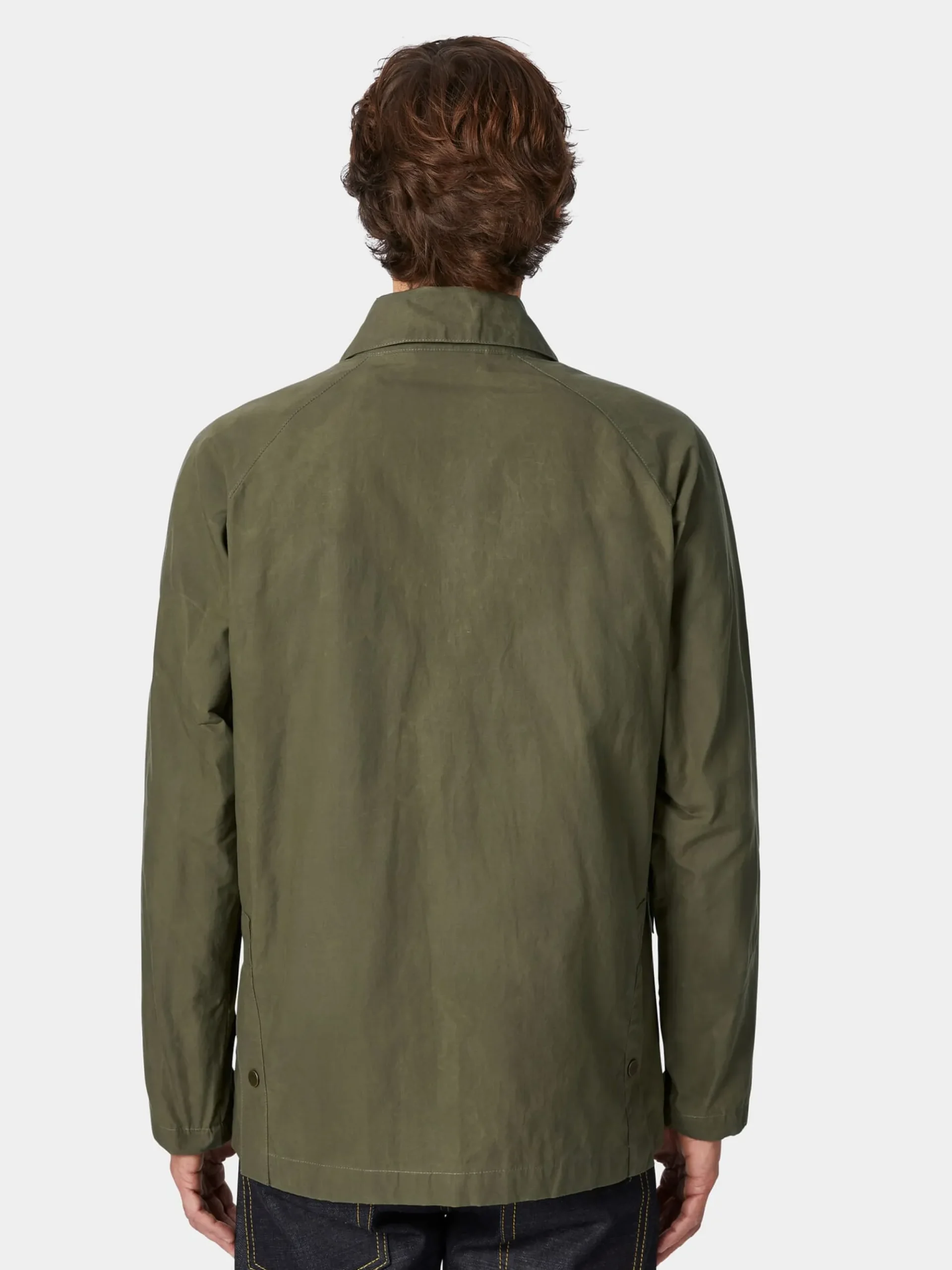 Jacken * L’impermeabile Herrenjacke gewachst Oliv