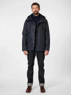 Jacken * Manifattura Ceccarelli Herrenjacke wattiert Navy