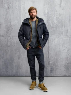 Jacken * Manifattura Ceccarelli Herrenjacke wattiert Navy