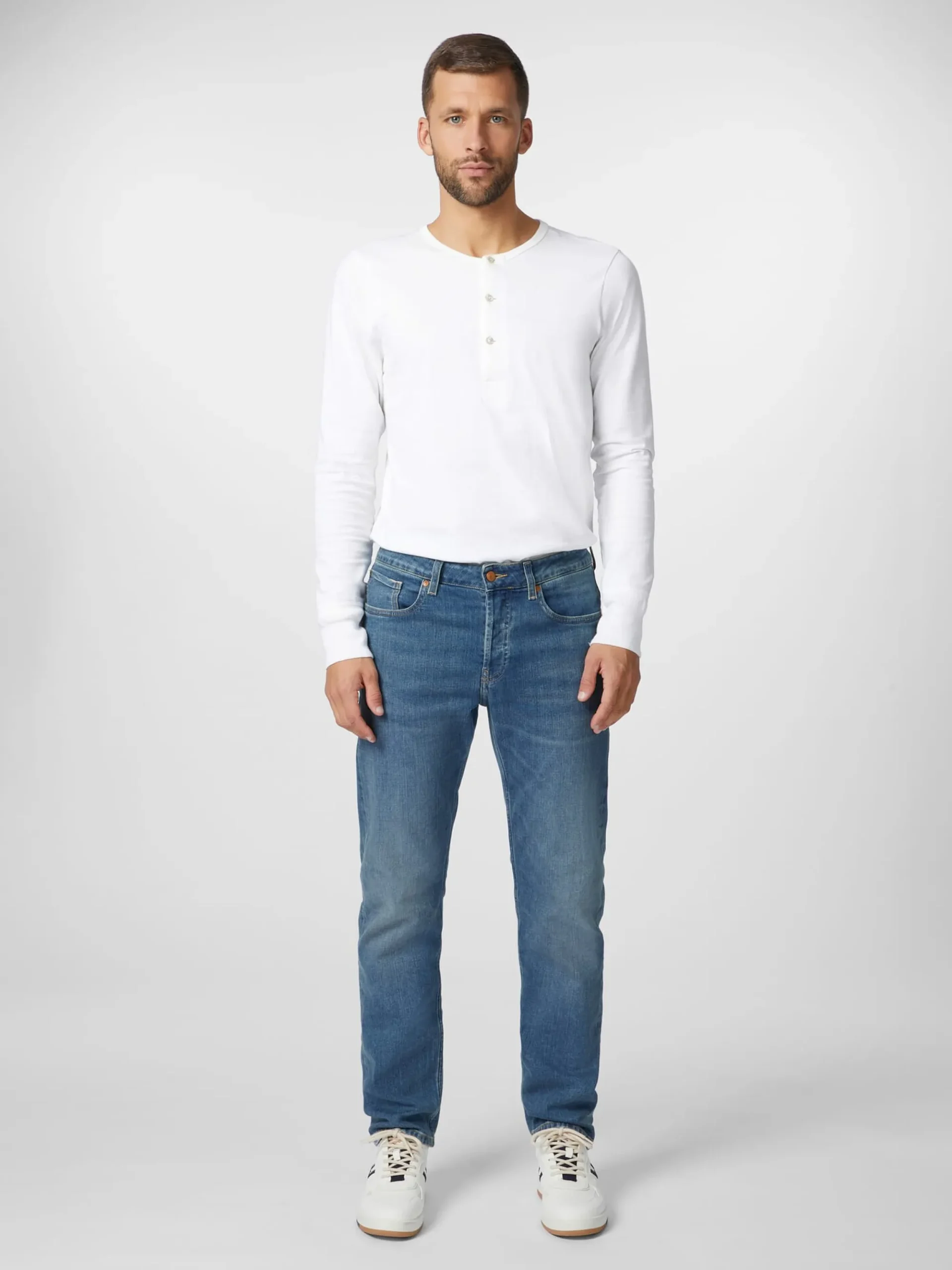 Jeans|Hosen * Mud Jeans Herrenjeans Hank Mid Tapered Blau