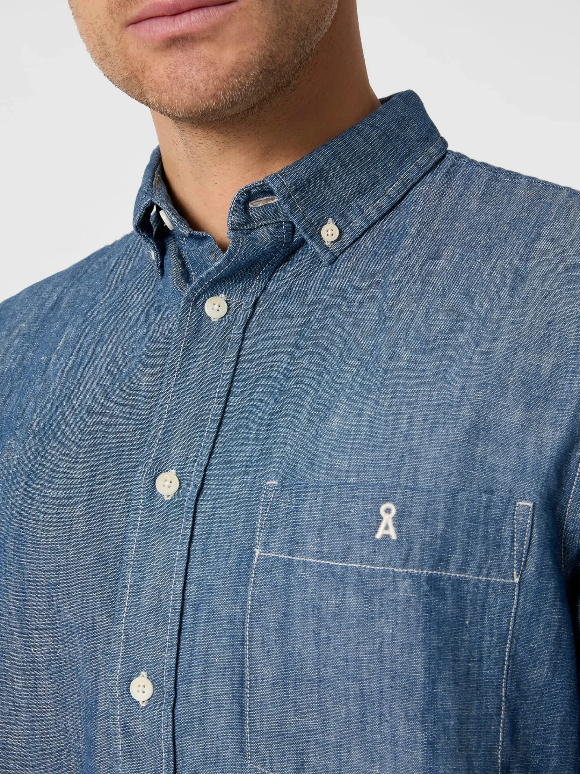Hemden * Armedangels Herren-Jeanhed Denim