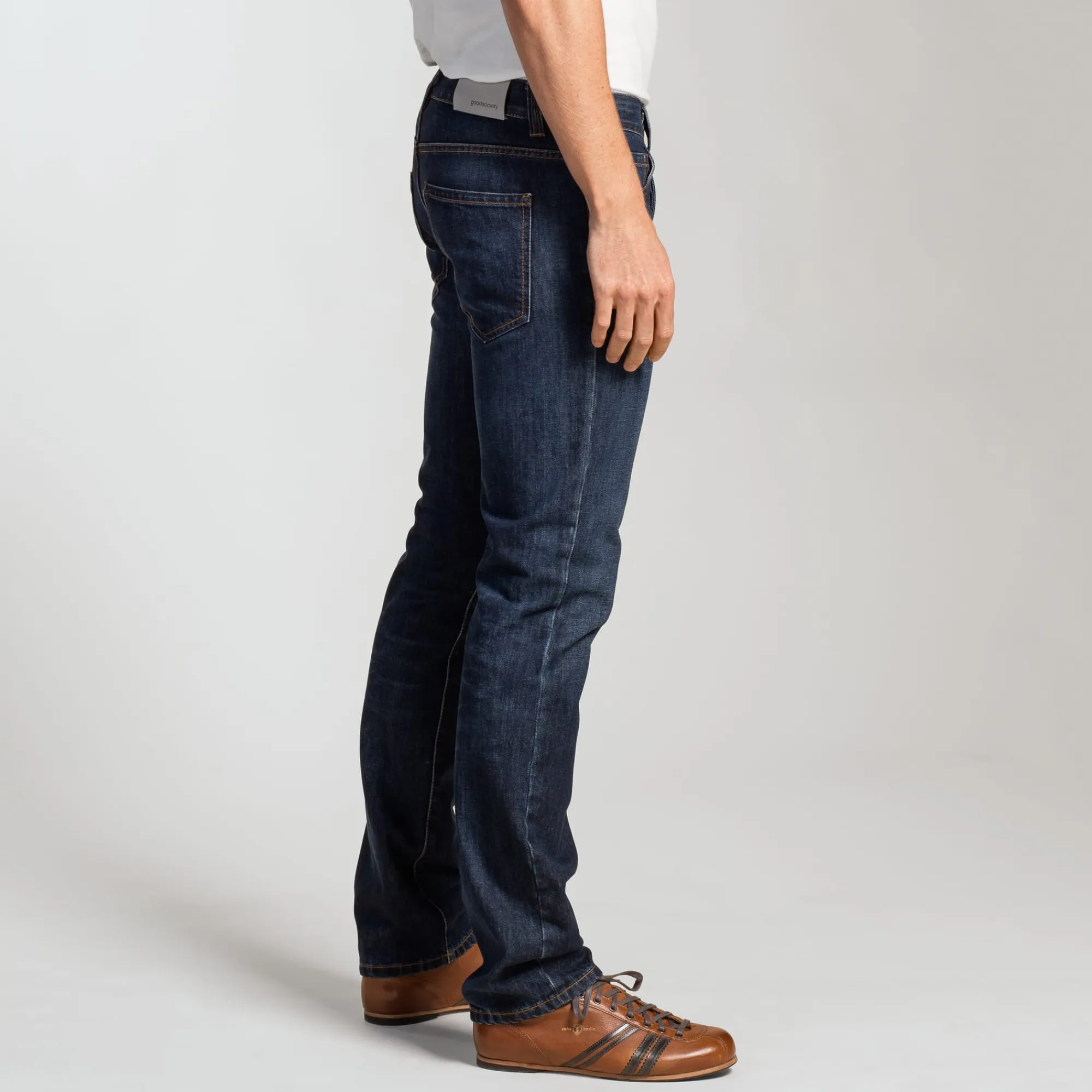 Jeans|Hosen * Goodsociety Herrenjeans Slim Straight Blau