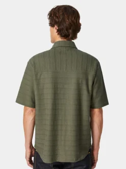 Hemden * Knowledge Cotton Apparel Herren-Jereyhemd Oliv