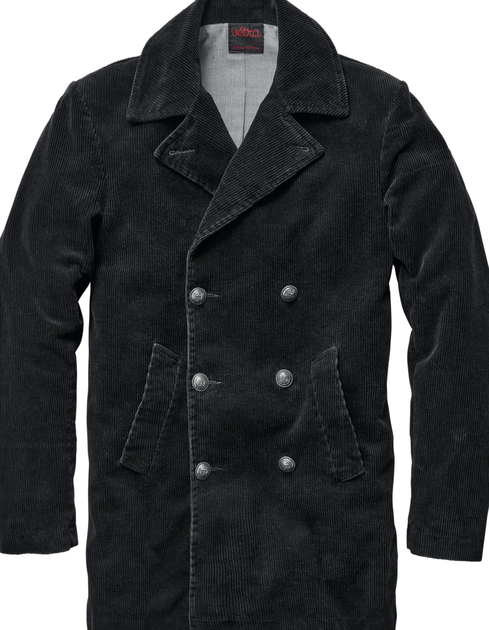 Jacken * Vetra Herren-Kabanjacke Cord Schwarz