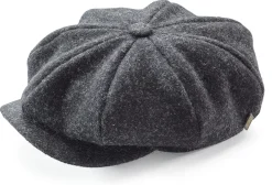 Kappen * Diefenthal 1905 Herrenkappe Harris-Tweed Anthrazit