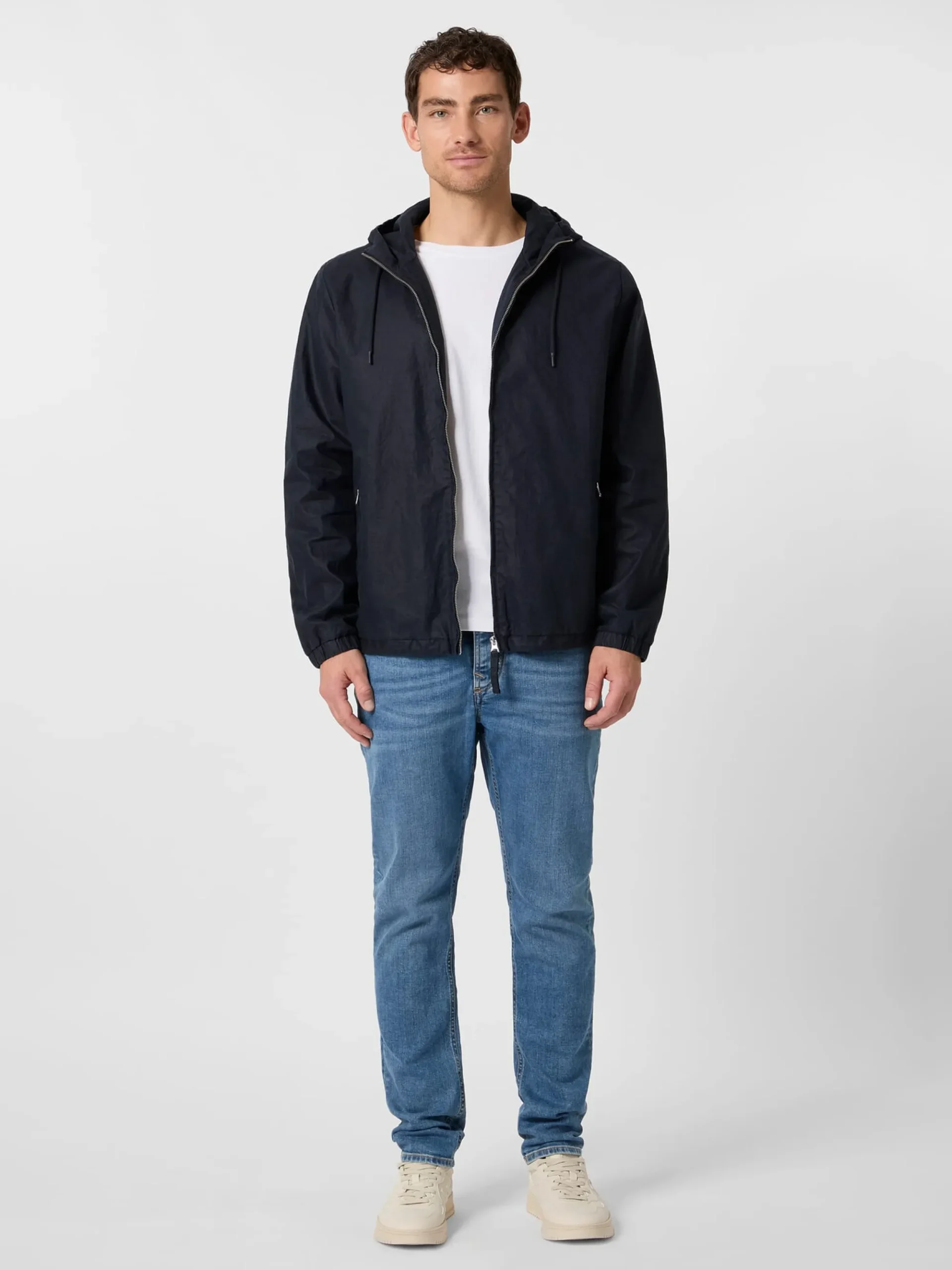 Jacken * LangerChen Herren-Kapuzenjacke einen Navy