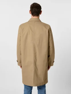 Mäntel * Blue de Gênes Herren-Kurzmantel Baumwolle Beige