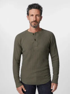 Shirts * Pike Brothers Herren-angarhirt Oliv