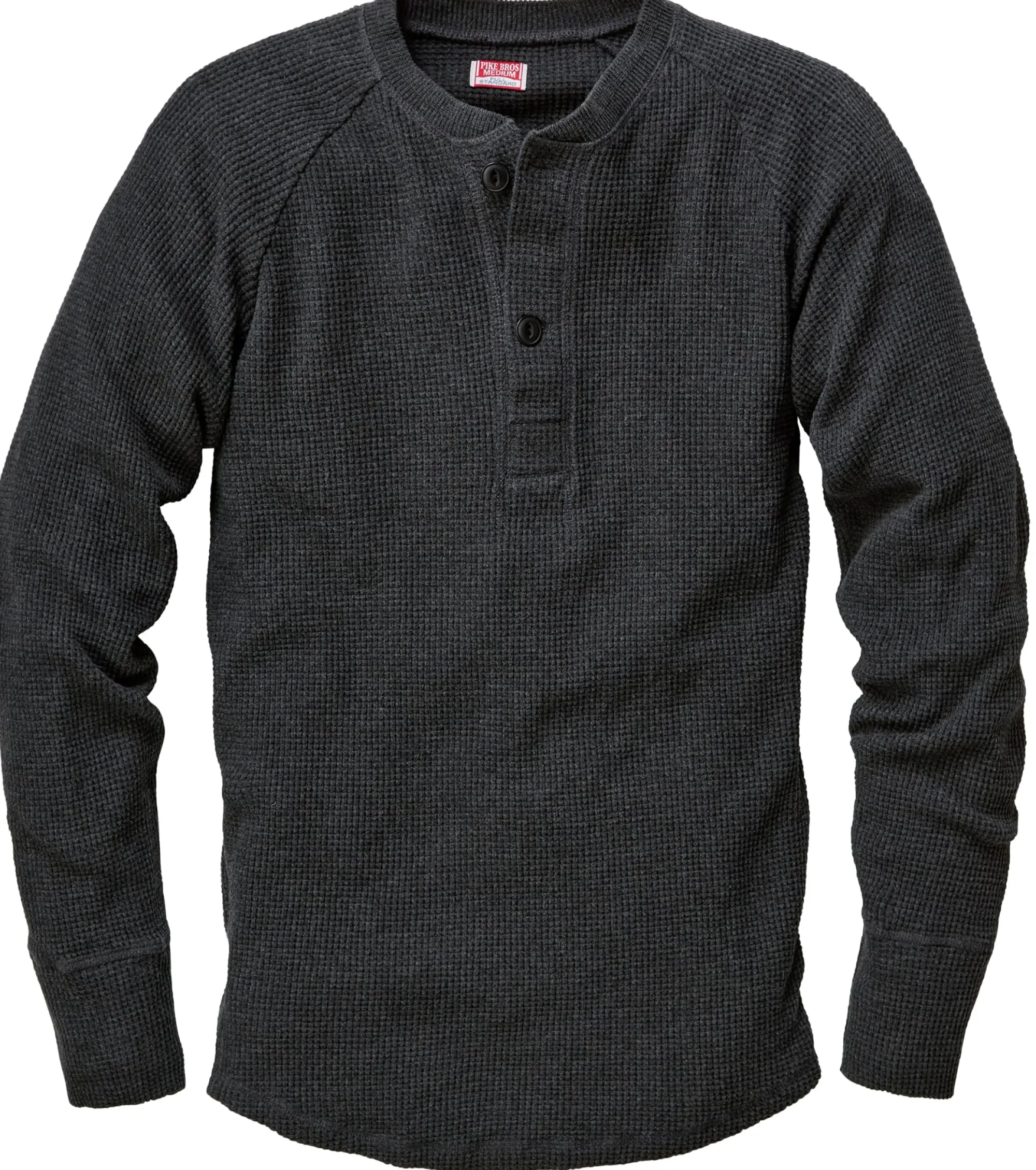 Shirts * Pike Brothers Herren-angarhirt Anthrazit