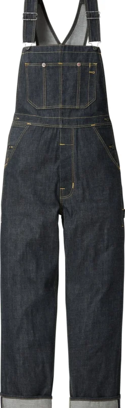 Hosen * Pike Brothers Herren-Latzhose Mechanic Bib Denim