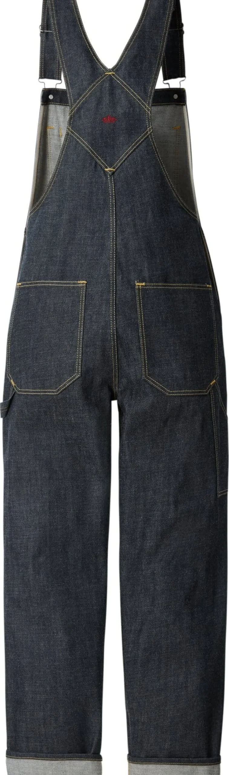 Hosen * Pike Brothers Herren-Latzhose Mechanic Bib Denim