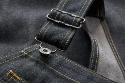 Hosen * Pike Brothers Herren-Latzhose Mechanic Bib Denim