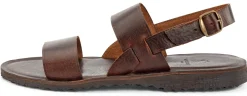 Sandalen * Werner Schuhe Herren-Ledersandale Dunkelbraun