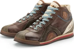 Sneaker|Freizeitschuhe * Kamo-Gutsu Herren-Ledersneaker Scudo hoch