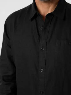 Hemden * Knowledge Cotton Apparel Herren-einenhed Schwarz
