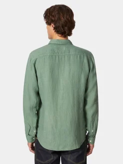 Hemden * Blue de Gênes Herren-Leinenhed vorgewachen