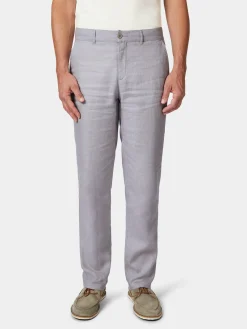 Hosen * Manufactum Herren-Leinenhose Hellgrau