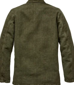 Jacken * Vetra Herren-Leinenjacke Grün