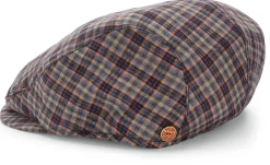 Mützen * Mayser Herren-Leinenkappe kariert Multicolor